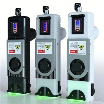 מצת לייזר כף יד 91W 7M נייד נטען